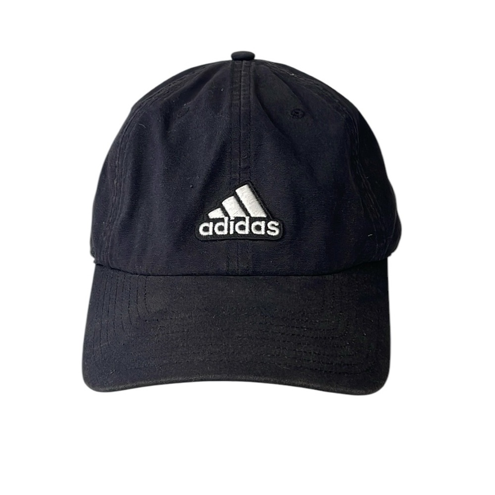 Adidas AeroReady 100% cotton‎ black baseball hat cap. Adjustable slide back.
